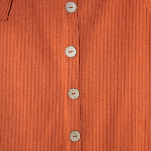 Orange Long Sleeved Body Suit - Picture 4 of 8